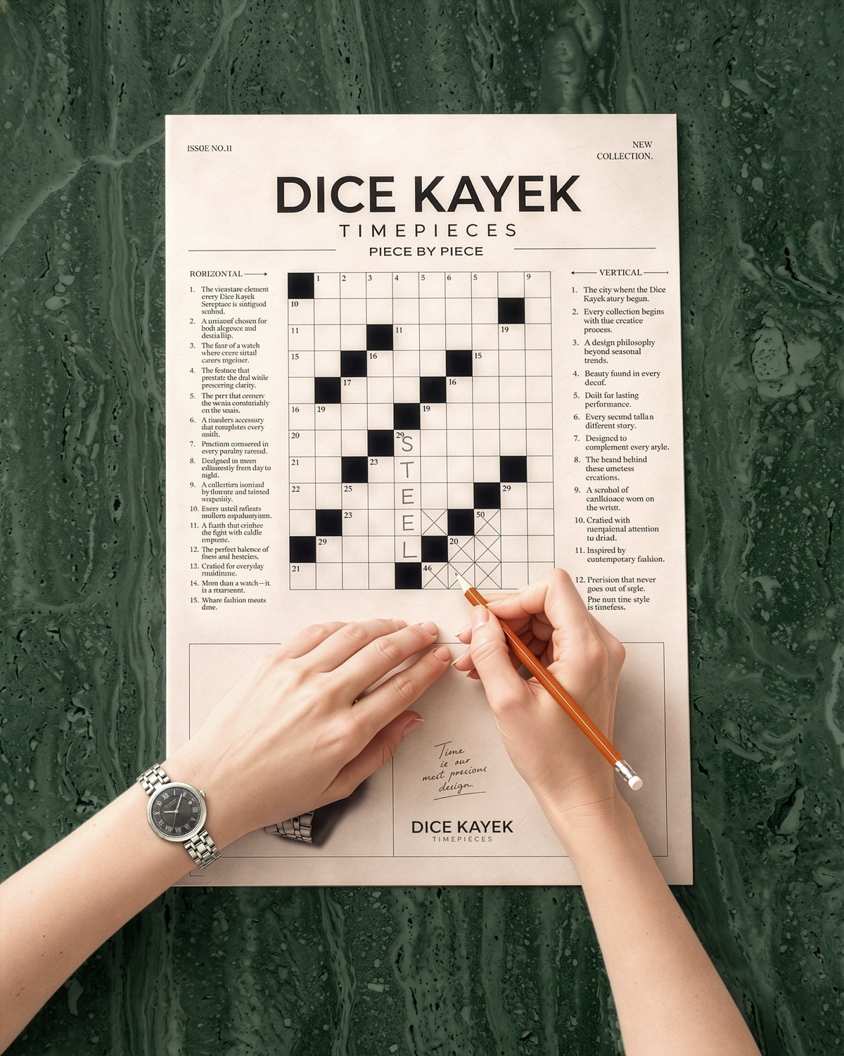 Dice Kayek Romana koleksiyonu editoryal görsel