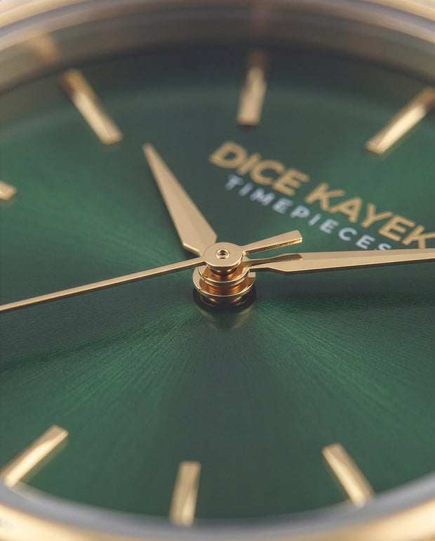 DICE KAYEK Women's Silver Stainless Steel Watch With Green Dial - DK.1.AG1400.03