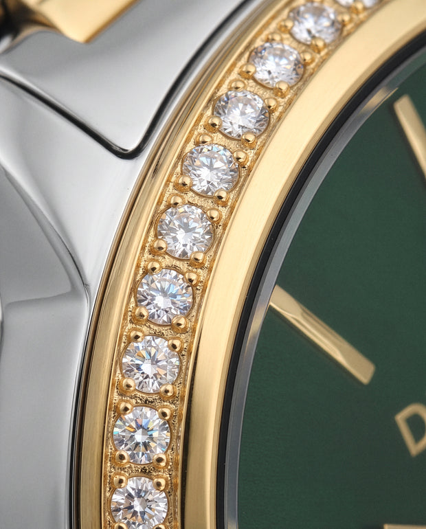 DICE KAYEK Women's Silver Stainless Steel Watch With Green Dial - DK.1.AG1400.03