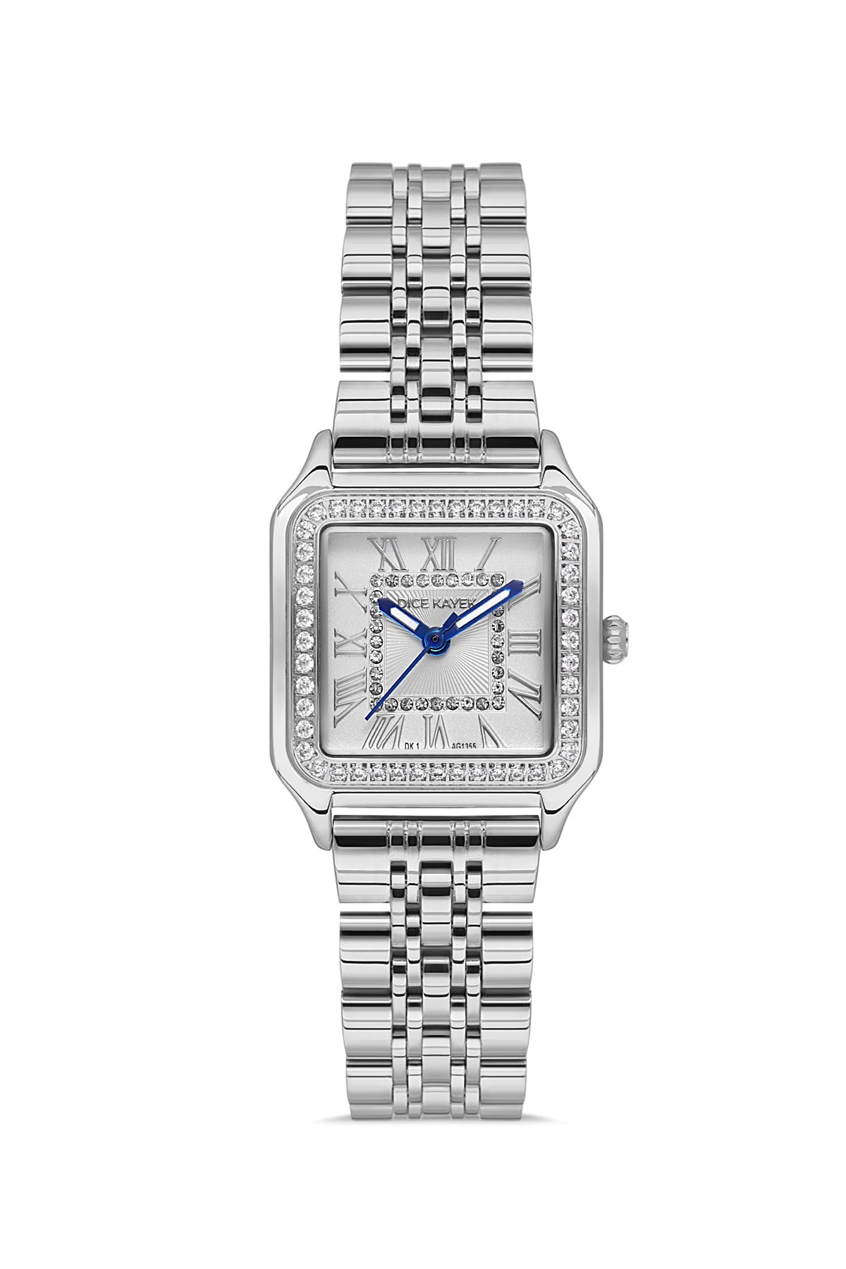 DICE KAYEK Beyaz Kadranlı Gümüş Kaplamalı Kadın Kol Saati - DK.1.AG1355.01