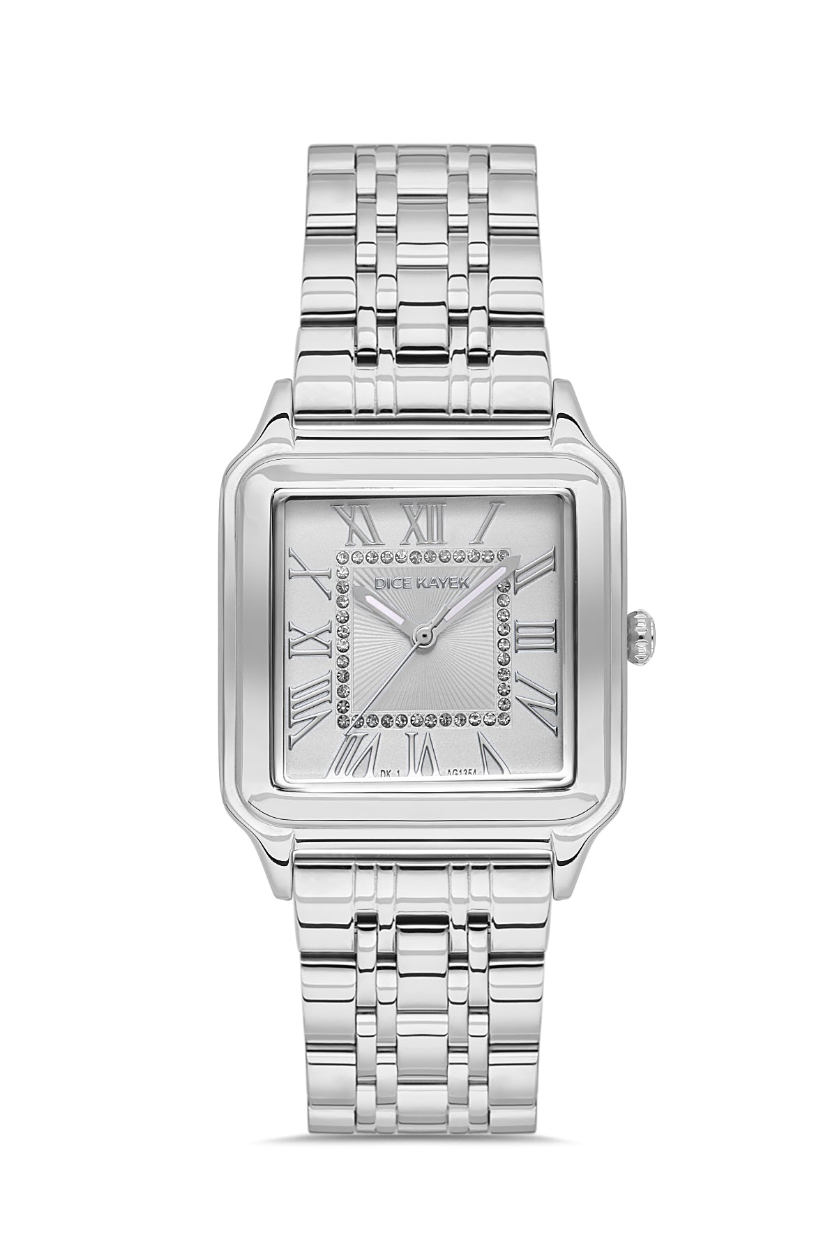 DICE KAYEK Beyaz Kadranlı Gümüş Kaplamalı Kadın Kol Saati - DK.1.AG1354.01