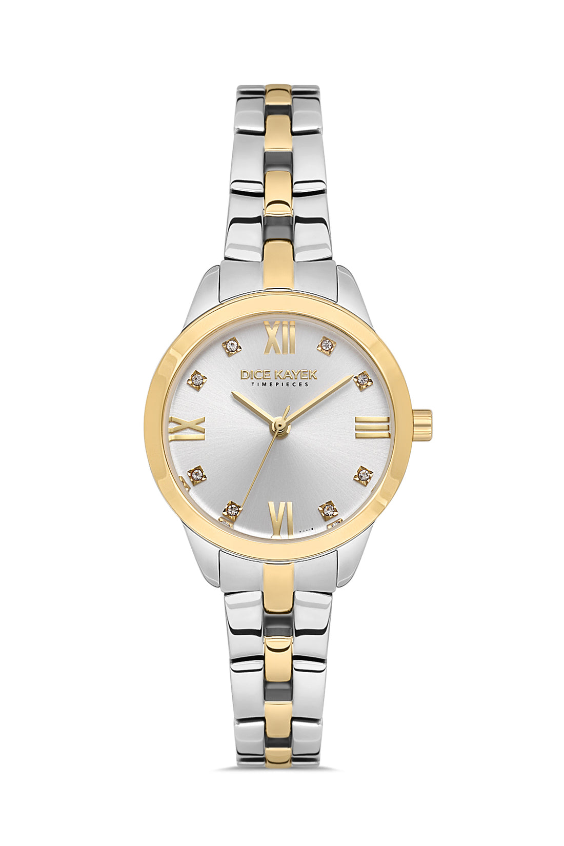DICE KAYEK Women's Two-Tone Watch With Silver Dial - DK.1.AG1410.40