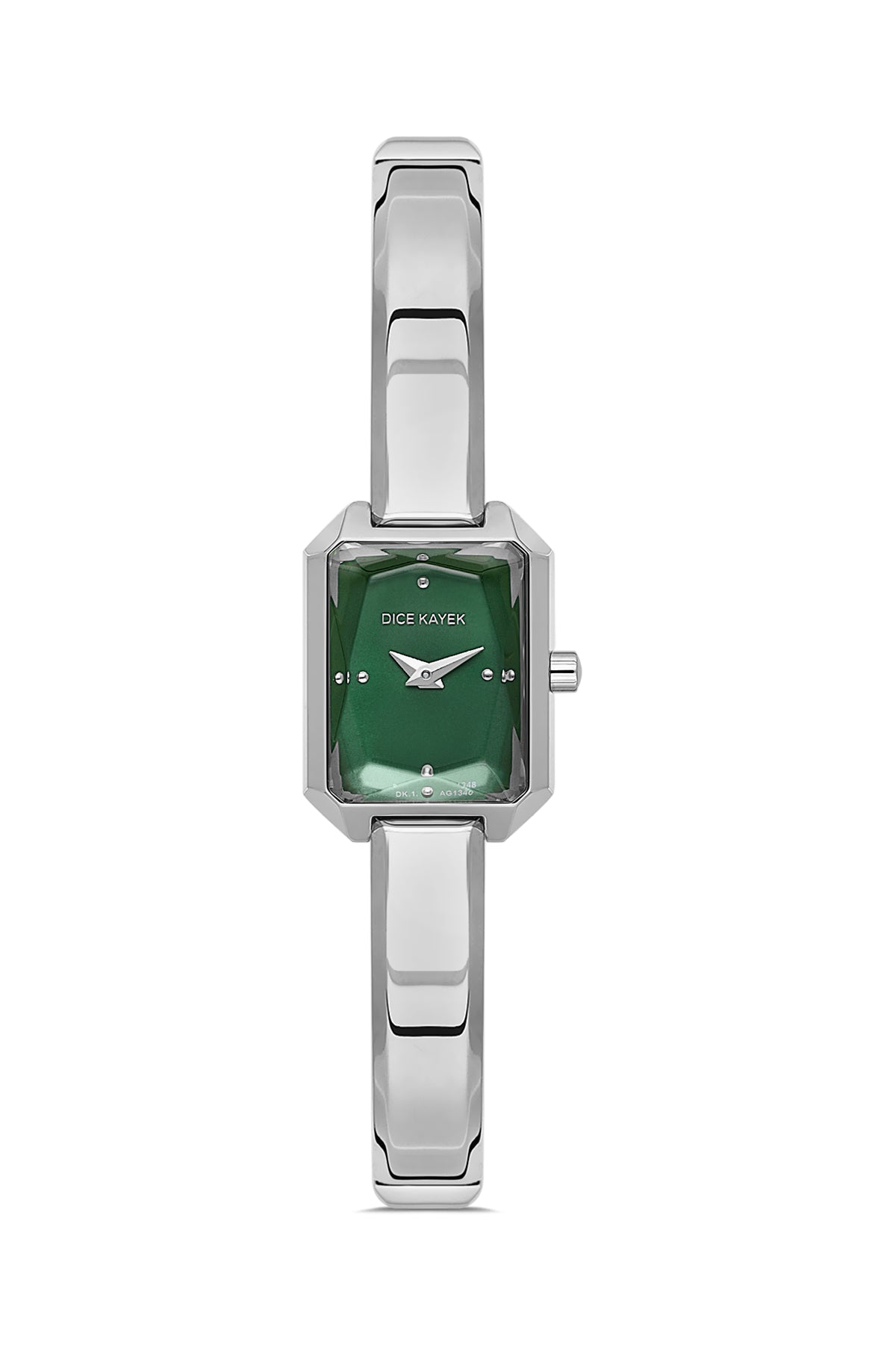 Dice Kayek Women's Green Dial Silver Stainless Steel Watch - DK.1.AG1348.02