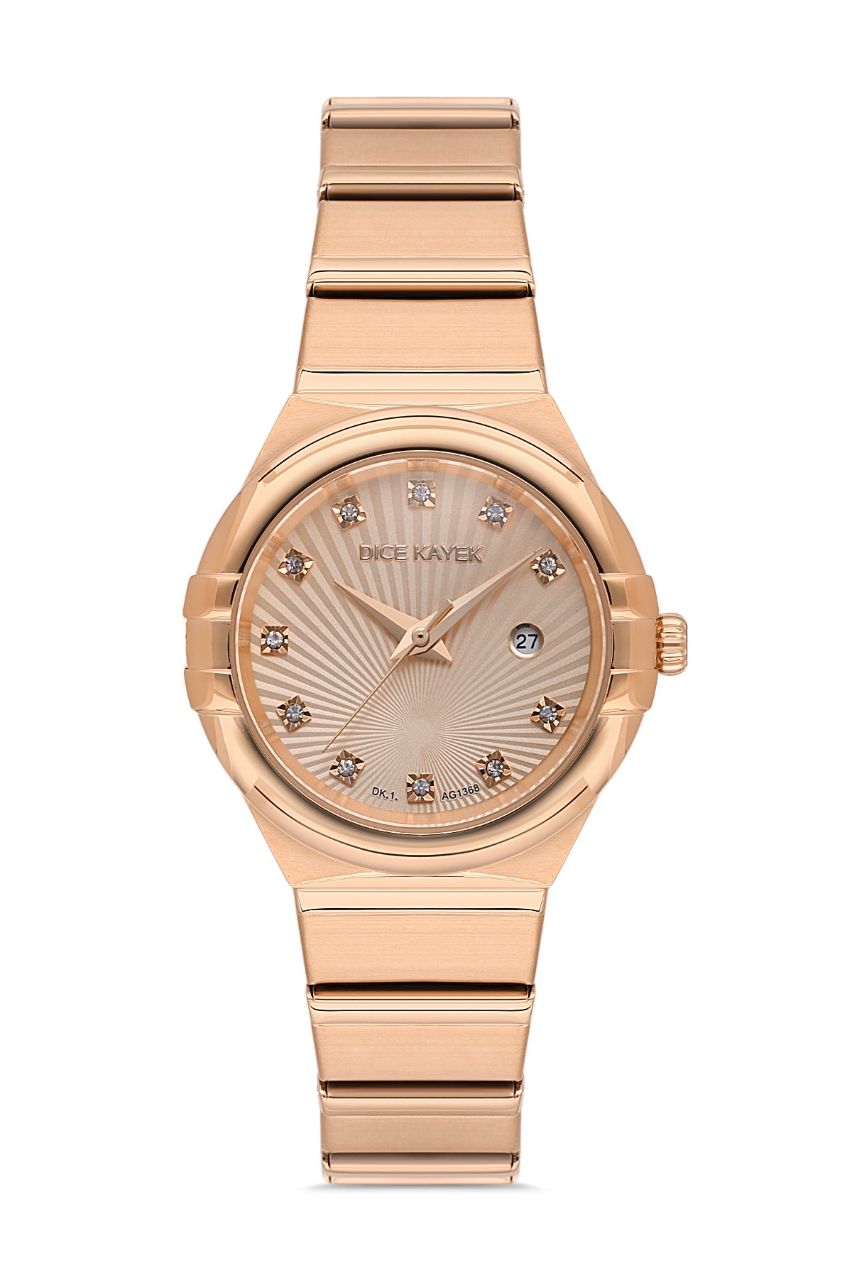 Dice Kayek Women's Rose Gold Dial Rose Gold Stainless Steel Watch - DK.1.AG1368.09