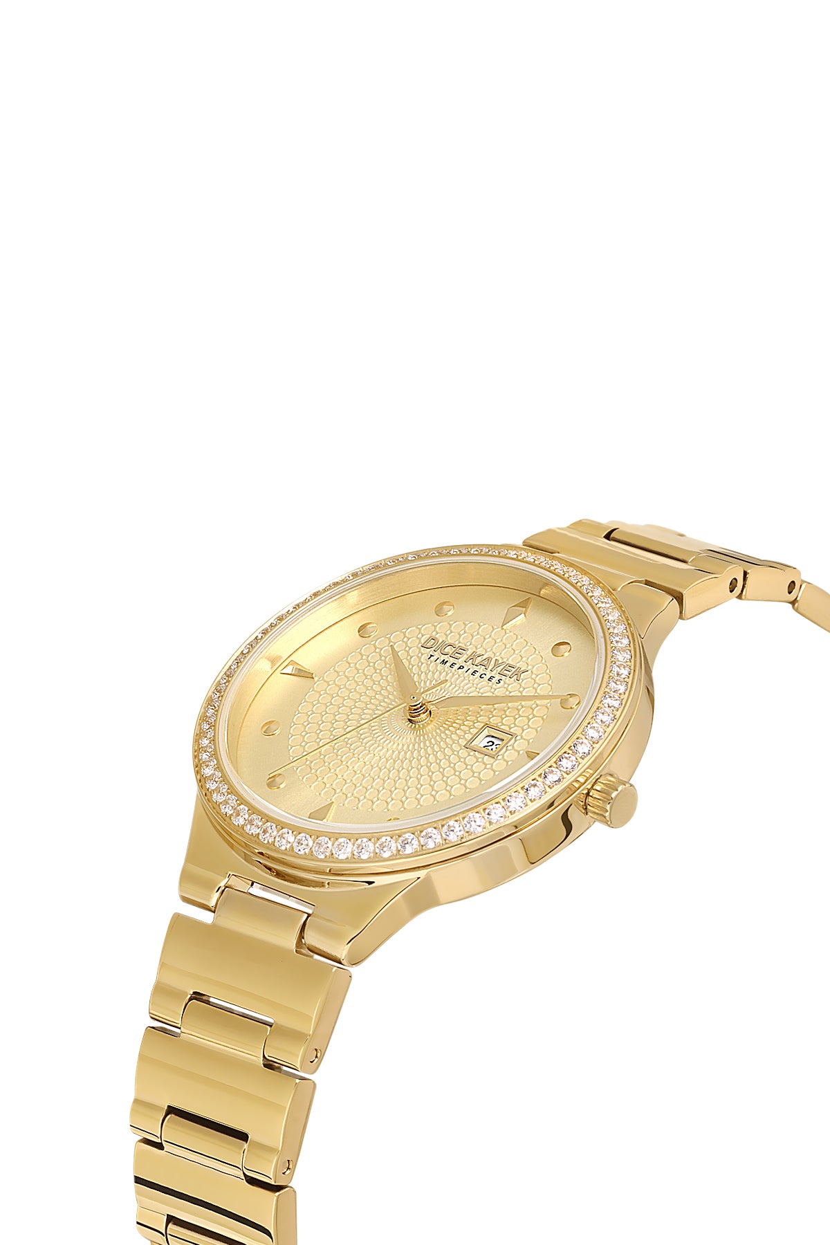 DICE KAYEK Sari Kadranlı Sari Paslanmaz masif çelik Kadın Kol Saati - DK.1.AG1372.GA4-07