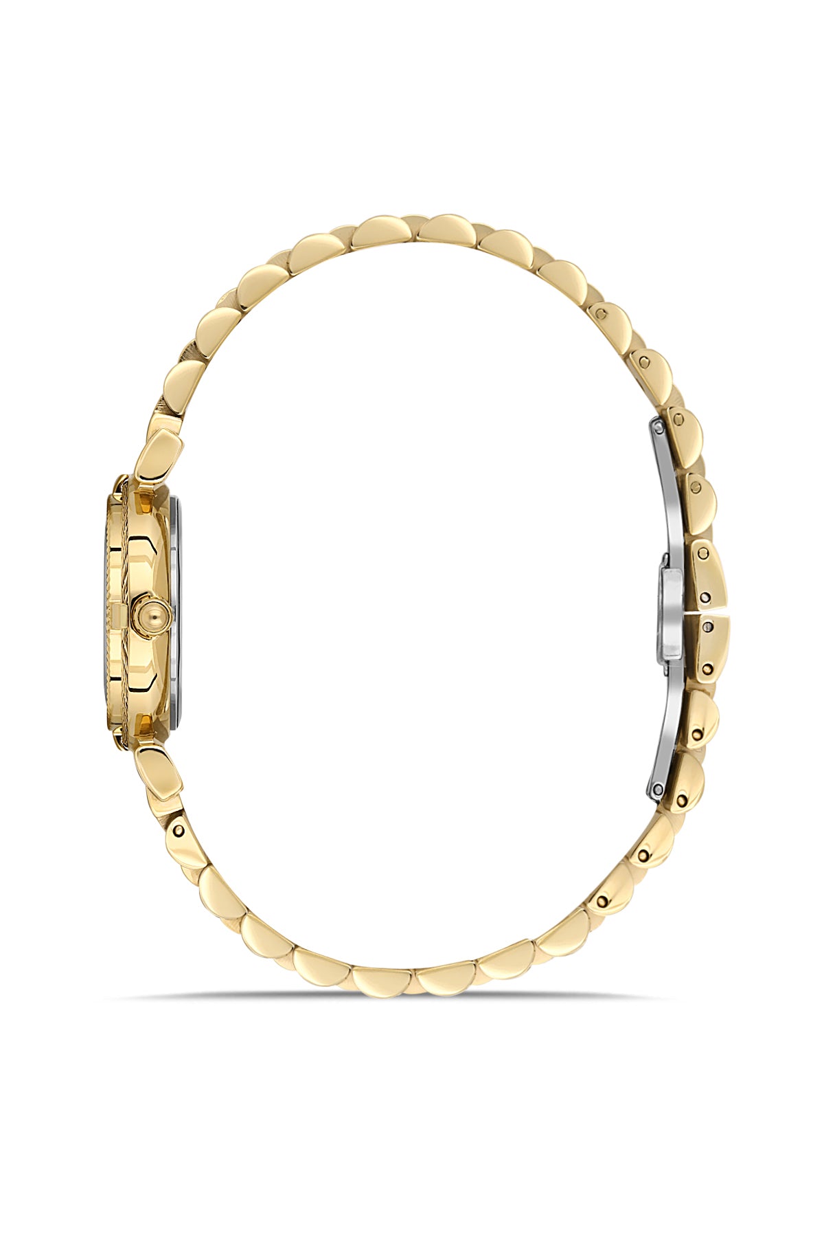 DICE KAYEK Sari Kadranlı Sari Paslanmaz masif çelik Kadın Kol Saati - DK.1.AG1401.05