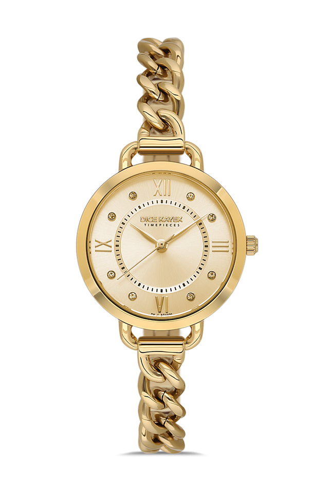 DICE KAYEK Women's Gold Watch With Gold Dial - DK.1.AG1409.06