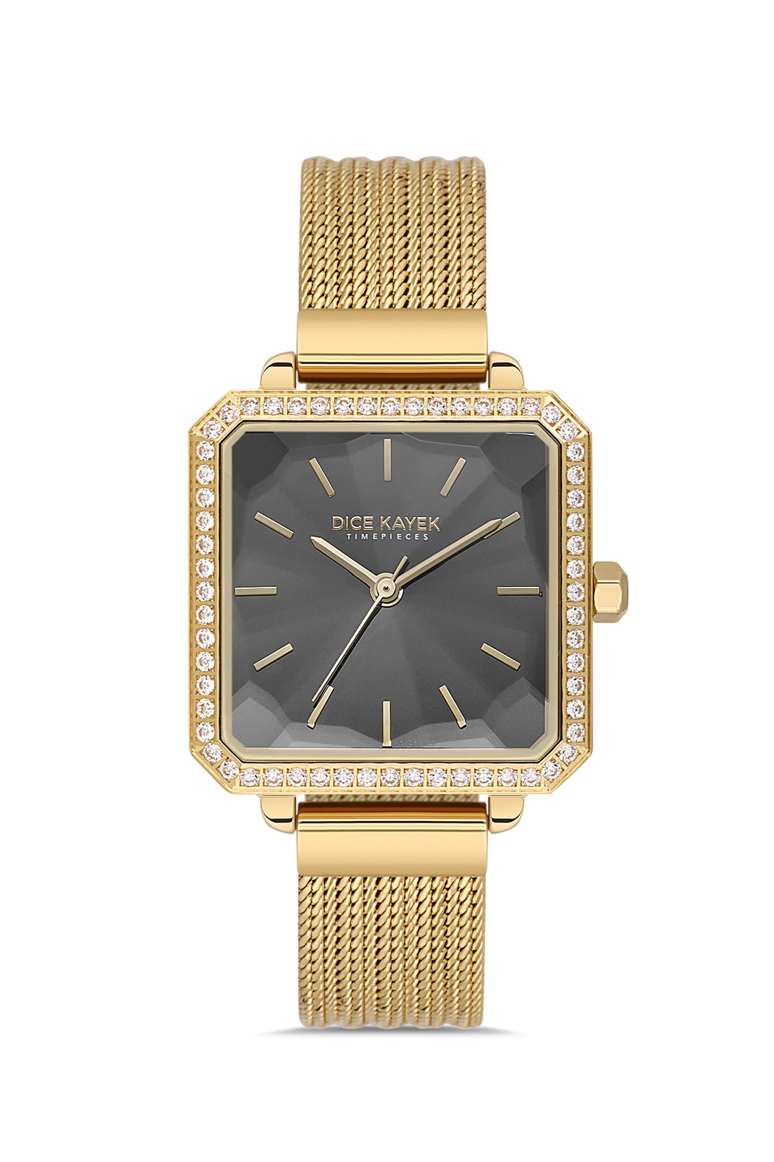 DICE KAYEK Women's Gold Watch With Black Dial - DK.1.AG1432.22