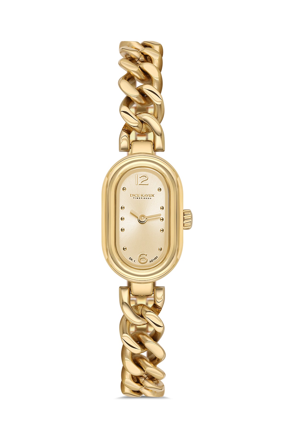 DICE KAYEK Women's Yellow Stainless Steel Watch with Yellow Dial - DK.1.AG1464.25