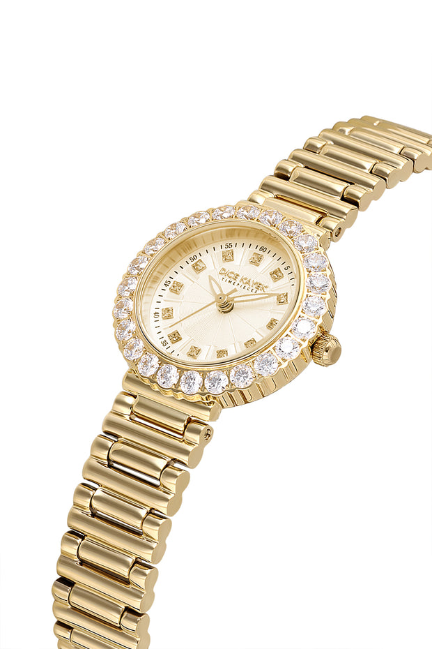 DICE KAYEK Women's Gold Watch With Gold Dial - DK.1.AG1461.25