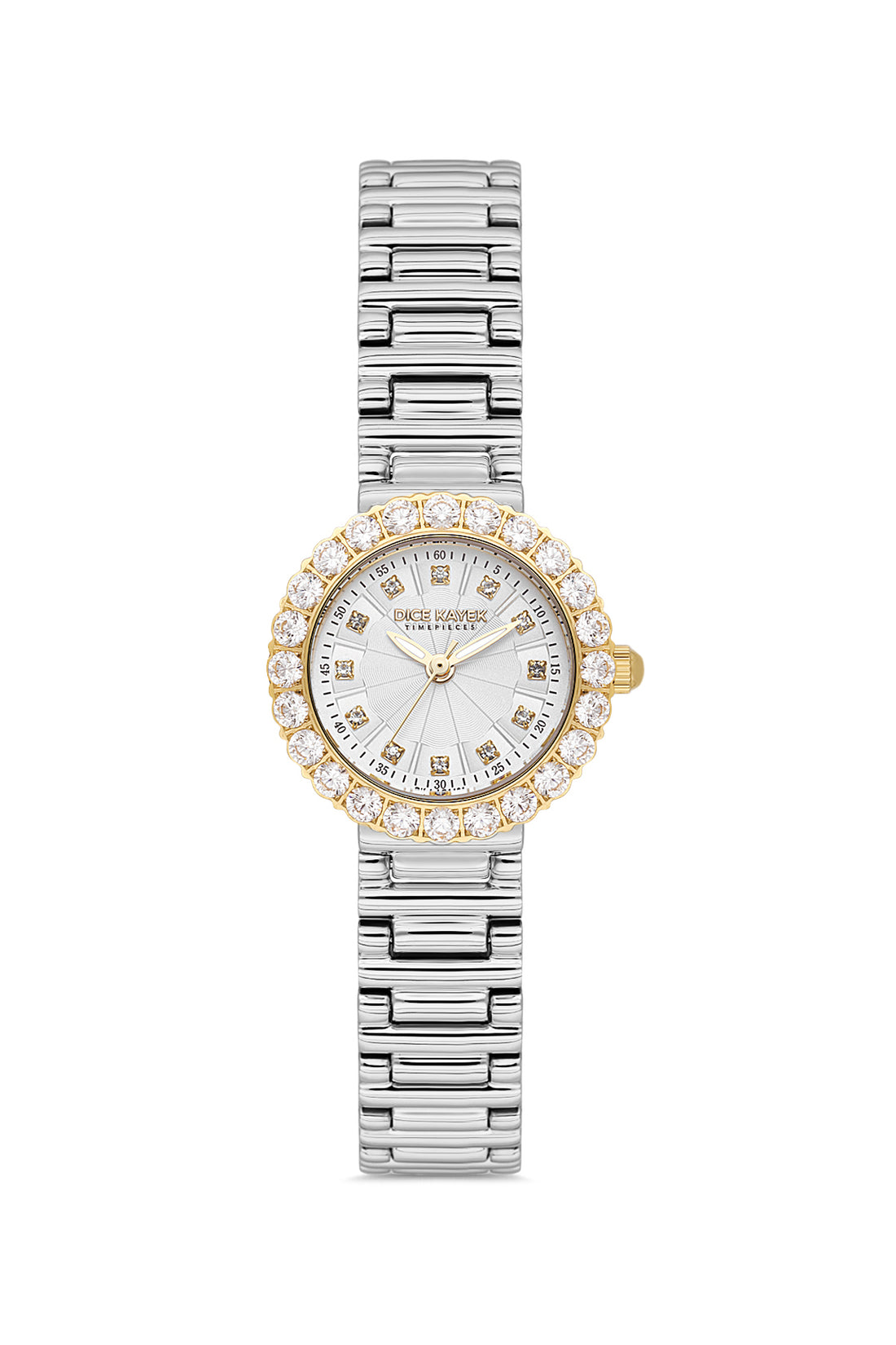 DICE KAYEK Women's Two-Tone Watch With Silver Dial - DK.1.AG1461.40