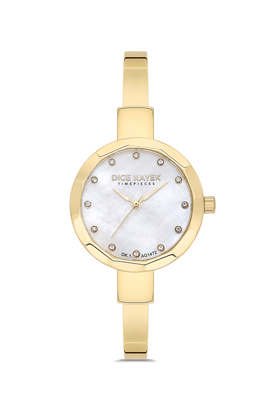 DICE KAYEK Women's Gold Watch With Silver Dial - DK.1.AG1472.20
