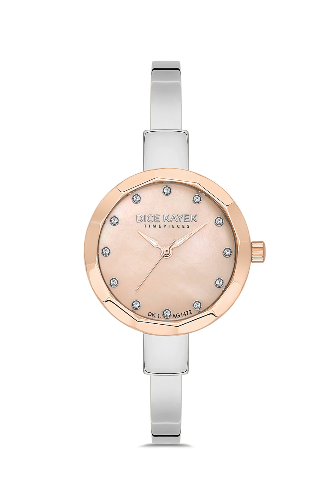 DICE KAYEK Women's Rose & Silver Watch With Rose Dial - DK.1.AG1472.56