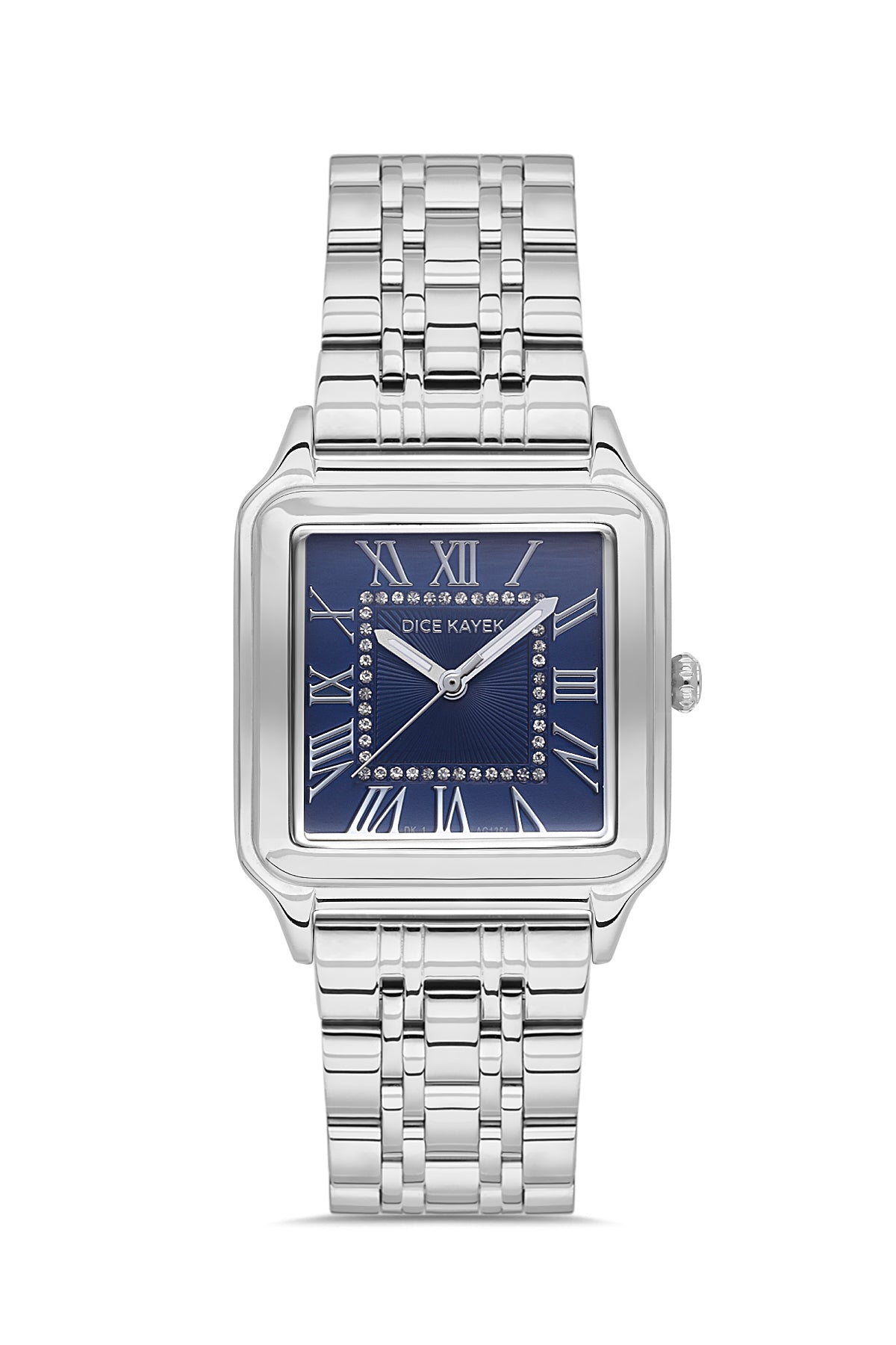 DICE KAYEK Mavi Kadranlı Gümüş Kaplamalı Kadın Kol Saati - DK.1.AG1354.03