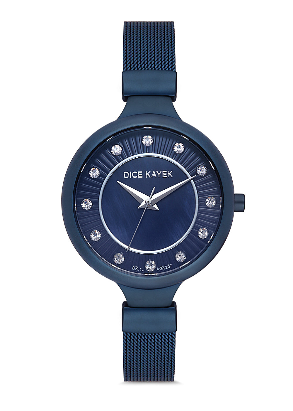 DICE KAYEK Mavi Kadranlı Mavi Kaplamalı Kadın Kol Saati - DK.1.AG1207.07