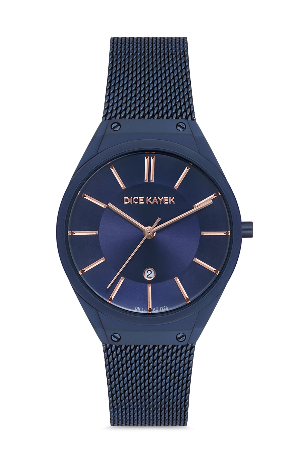 DICE KAYEK Mavi Kadranlı Mavi Kaplamalı Kadın Kol Saati - DK.1.AG1223.10