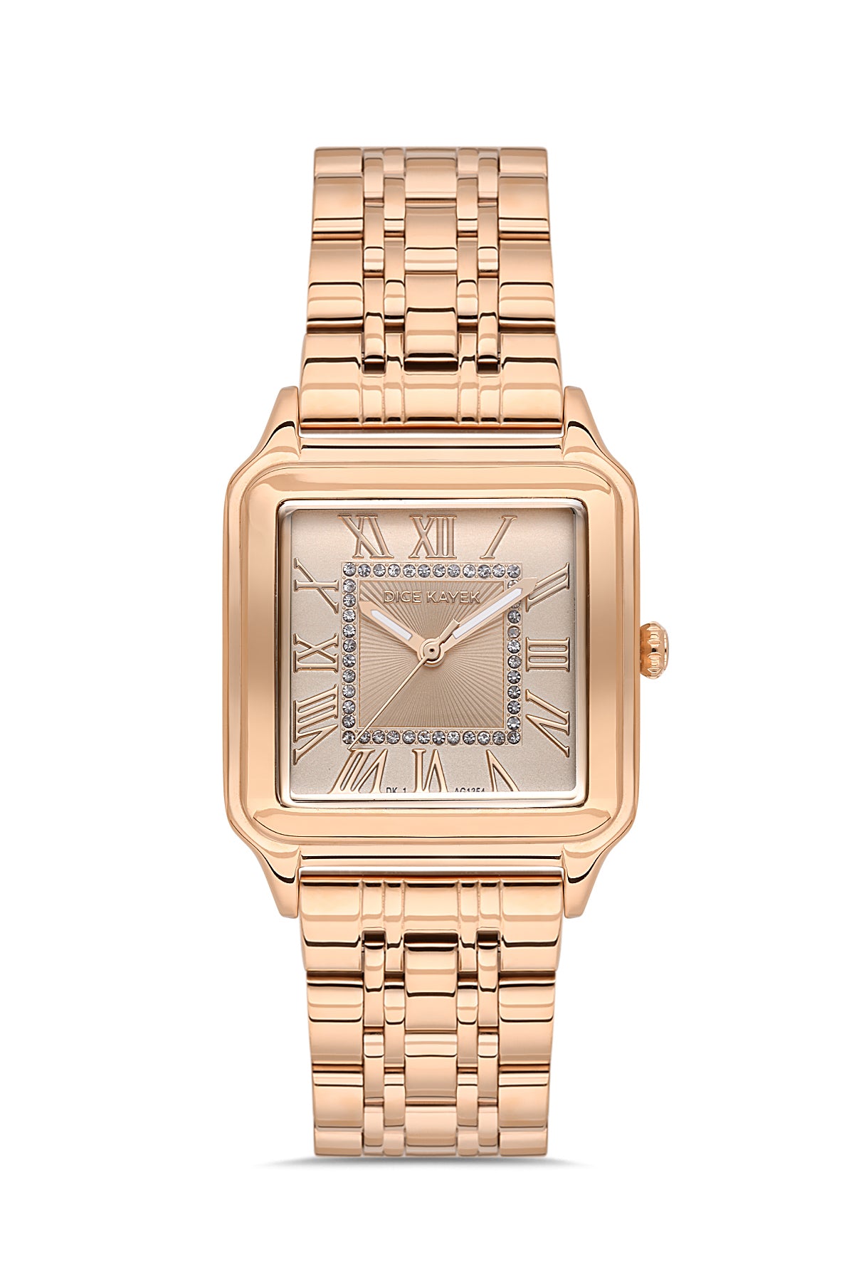 DICE KAYEK Rose Kadranlı Rose Kaplamalı Kadın Kol Saati - DK.1.AG1354.08