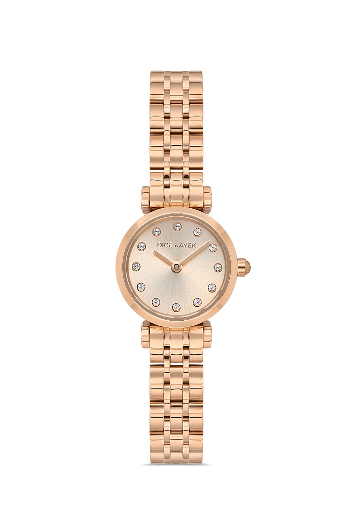 DICE KAYEK Rose Kadranlı Rose Kaplamalı Kadın Kol Saati - DK.1.AG1349.09