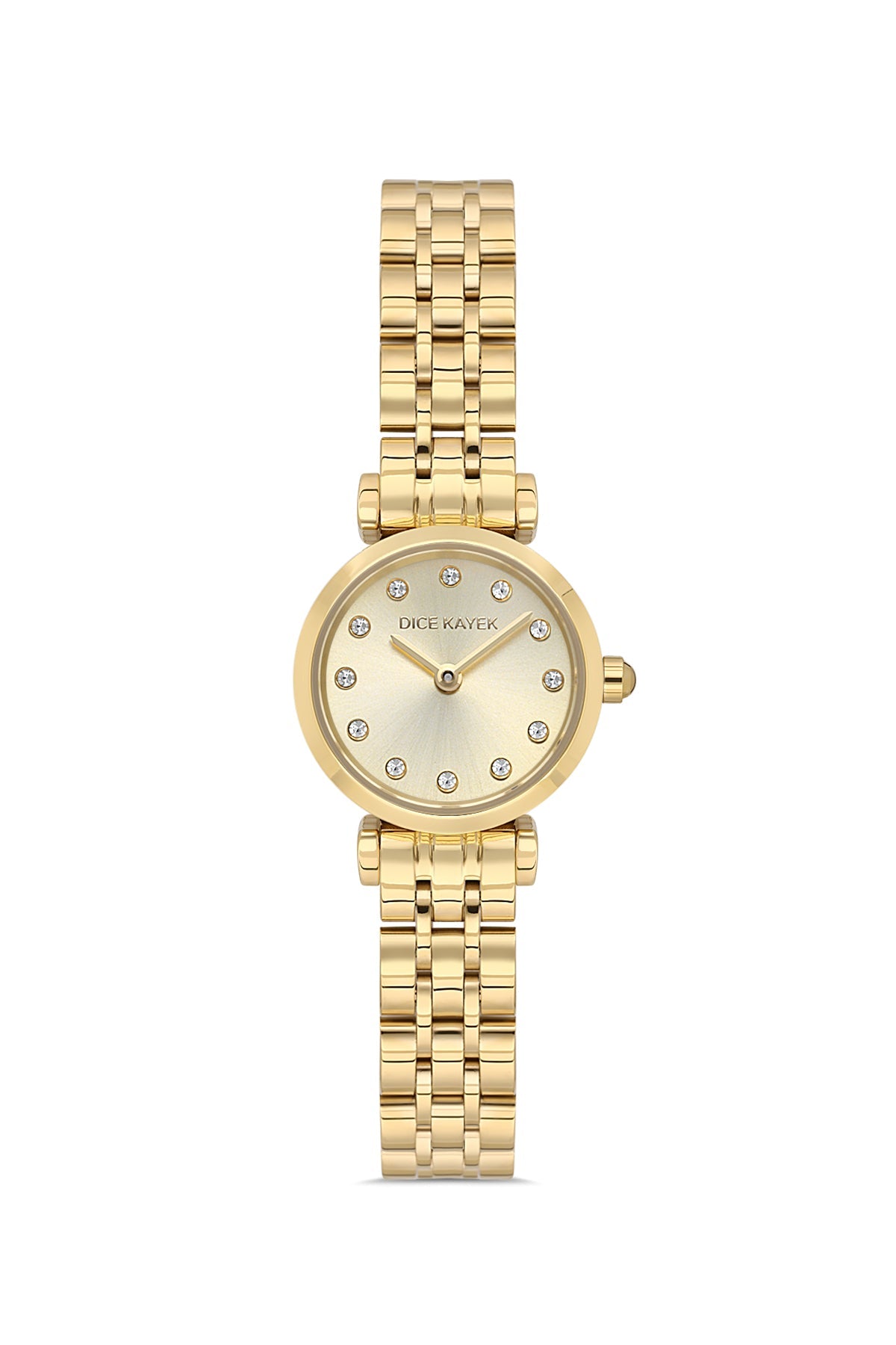 DICE KAYEK Sarı Kadranlı Sarı Kaplamalı Kadın Kol Saati - DK.1.AG1349.08