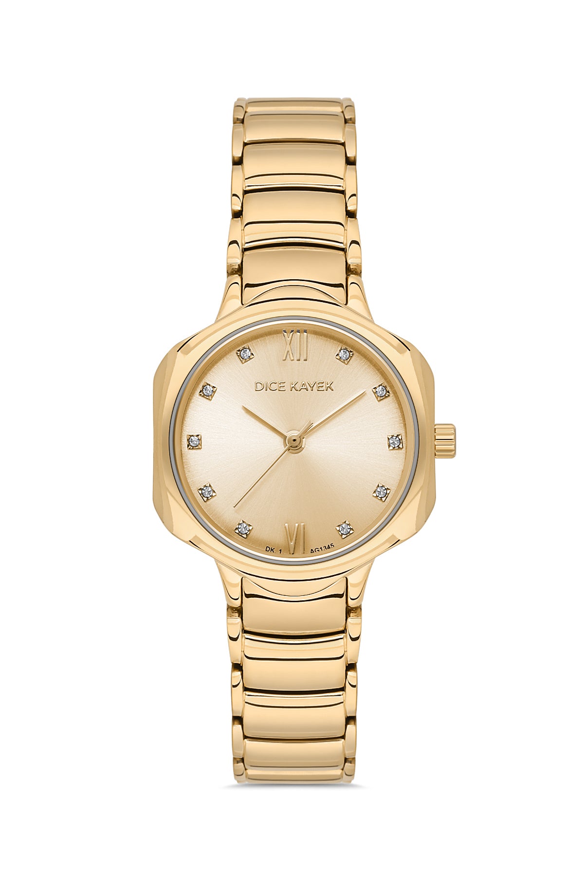 DICE KAYEK Sarı Kadranlı Sarı Kaplamalı Kadın Kol Saati - DK.1.AG1345.08