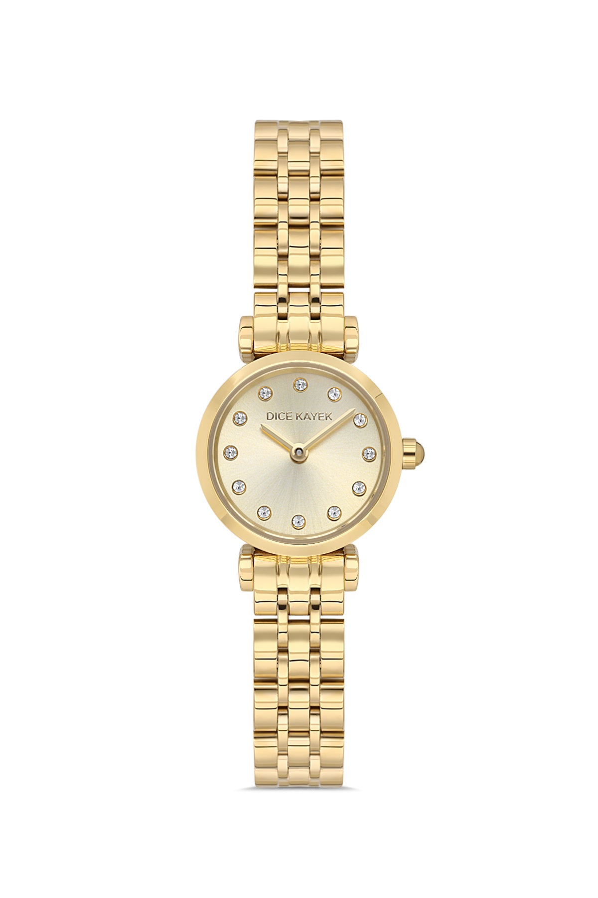 DICE KAYEK Sarı Kadranlı Sarı Kaplamalı Kadın Kol Saati - DK.1.AG1349.08