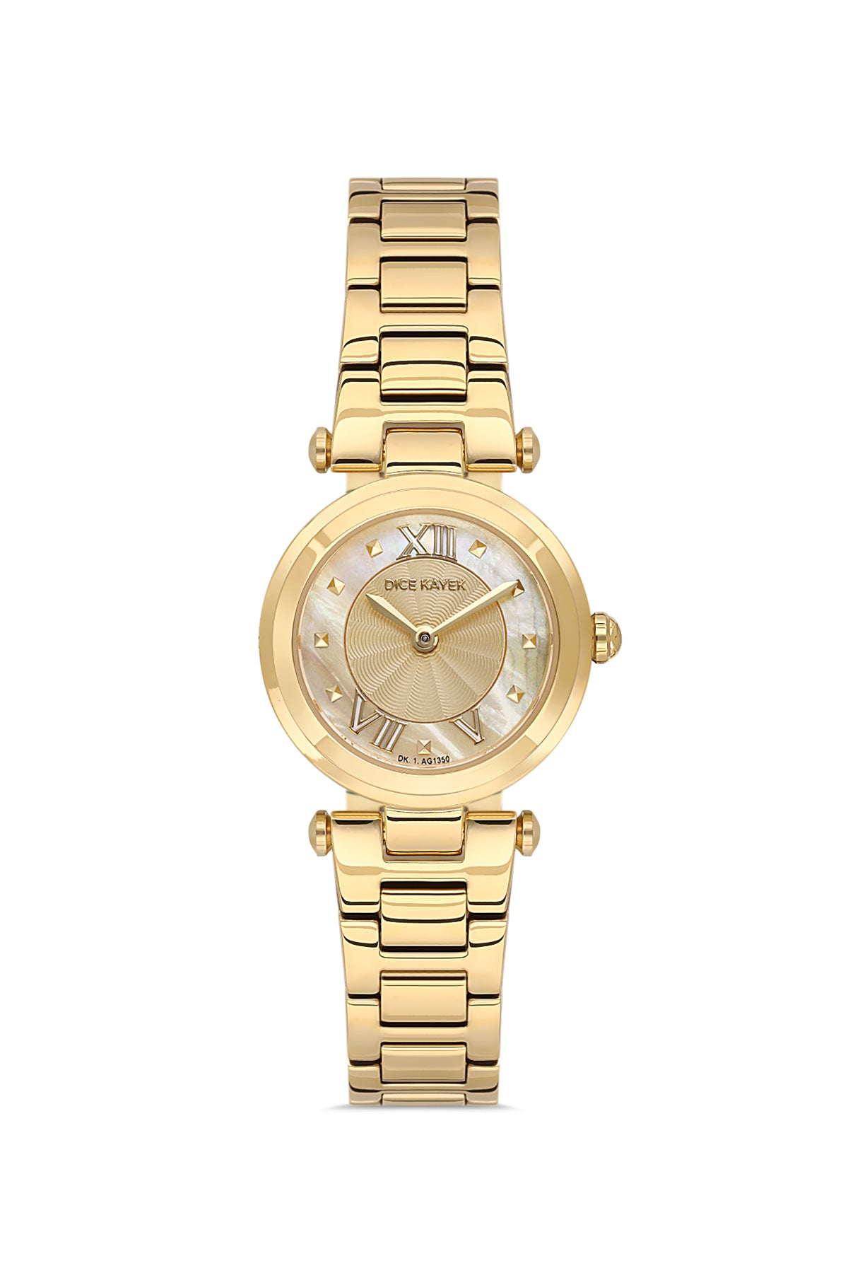 DICE KAYEK Sarı Kadranlı Sarı Kaplamalı Kadın Kol Saati - DK.1.AG1350.08