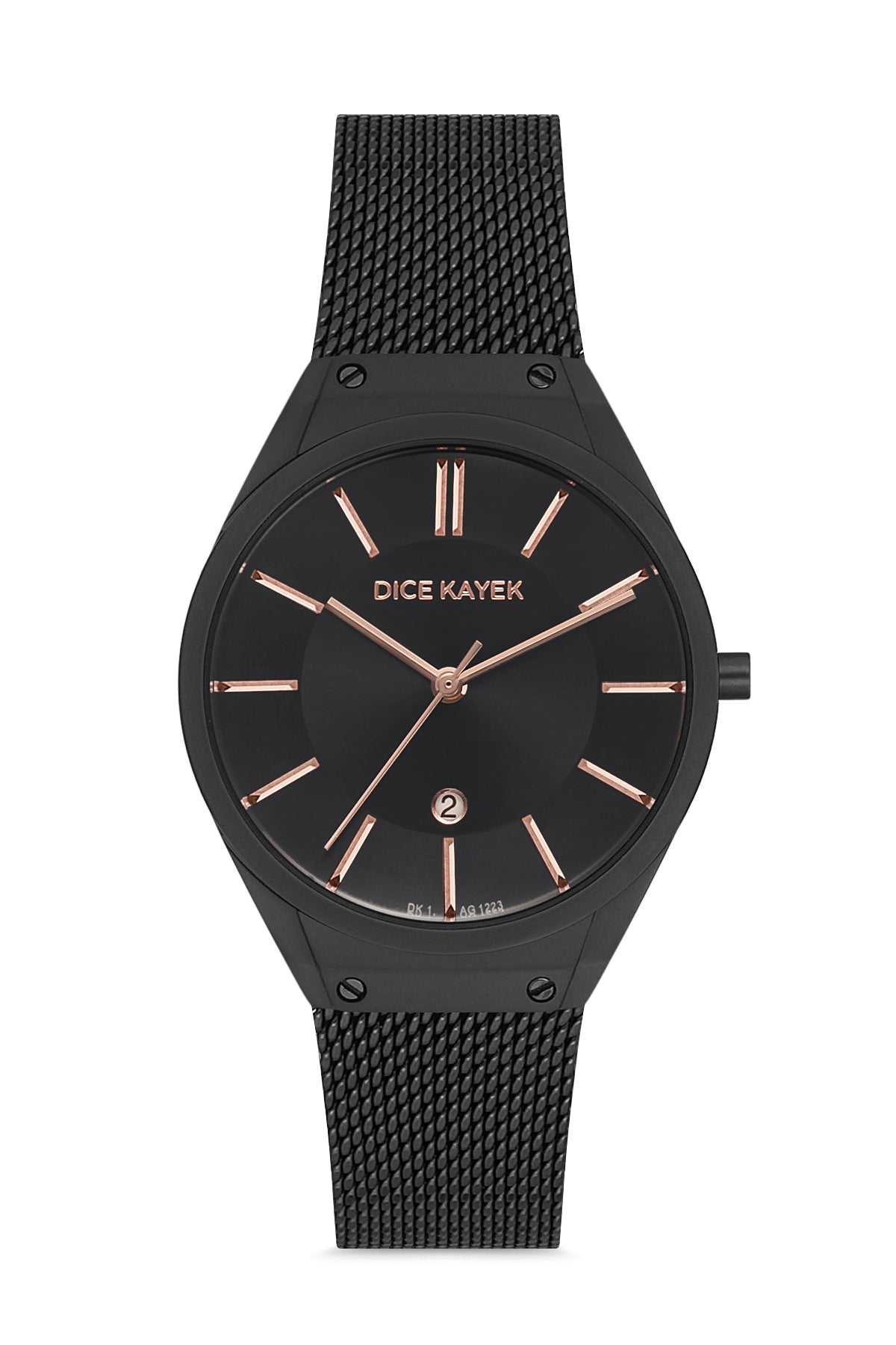 DICE KAYEK Siyah Kadranlı Siyah Kaplamalı Kadın Kol Saati - DK.1.AG1223.09