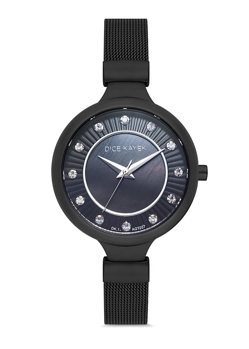 DICE KAYEK Siyah Kadranlı Siyah Kaplamalı Kadın Kol Saati - DK.1.AG1207.08
