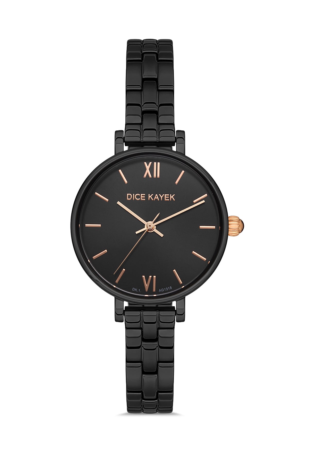DICE KAYEK Siyah Kadranlı Siyah Kaplamalı Kadın Kol Saati - DK.1.AG1318.02