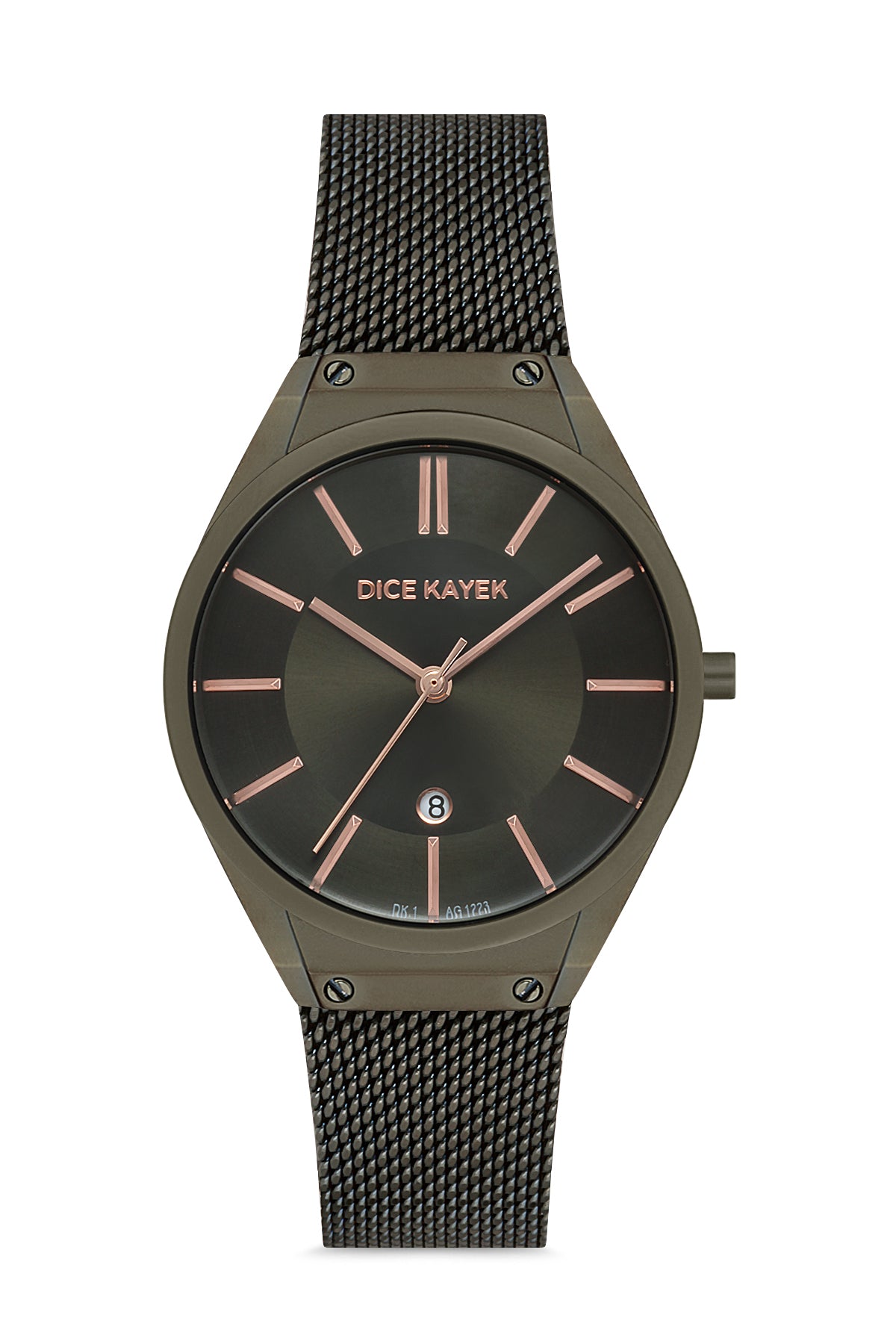 DICE KAYEK Yeşil Kadranlı Yeşil Kaplamalı Kadın Kol Saati - DK.1.AG1223.08