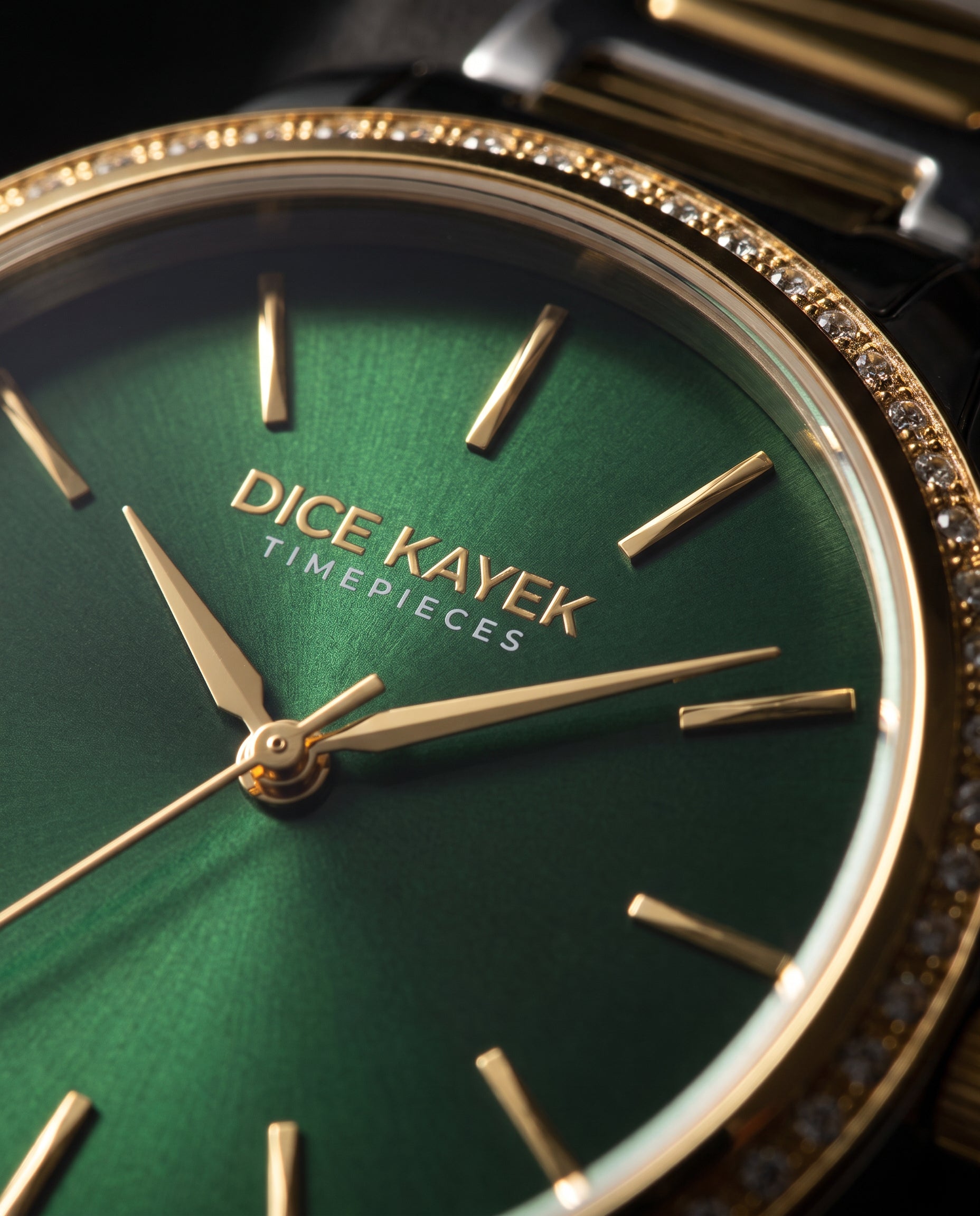 DICE KAYEK Women's Silver Stainless Steel Watch With Green Dial - DK.1.AG1400.03