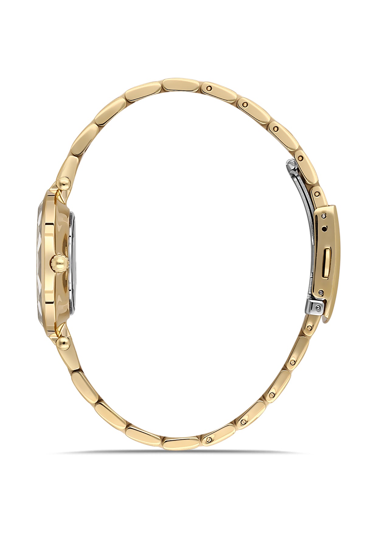 DICE KAYEK Sari Kadranlı Sari Paslanmaz masif çelik Kadın Kol Saati - DK.1.AG1366.08