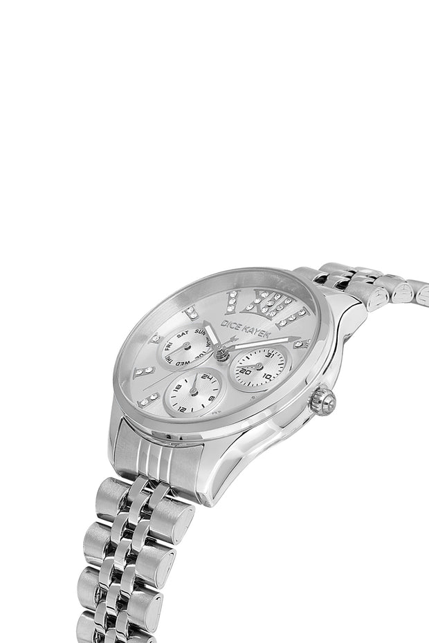 DICE KAYEK Women's Silver Watch With Silver Dial - DK.1.AG1377.01