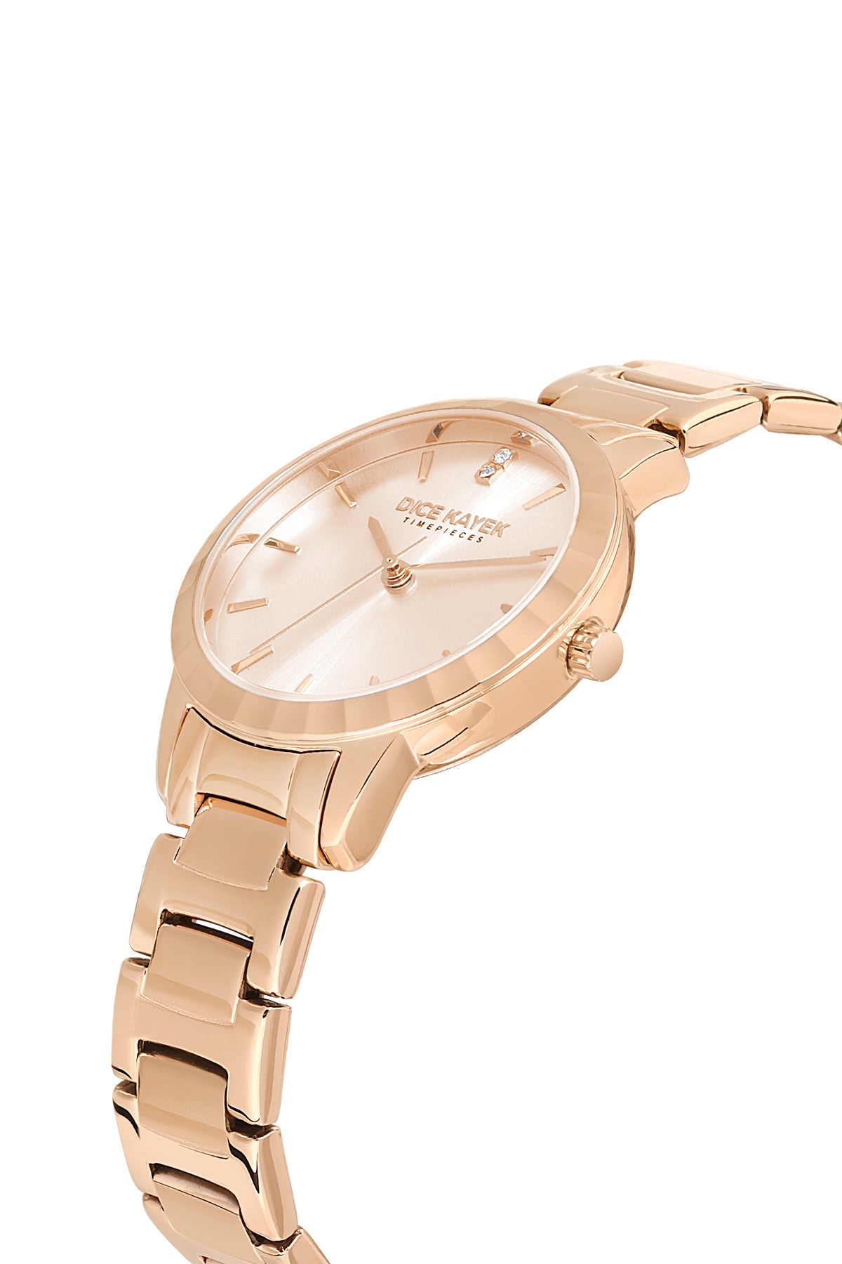 DICE KAYEK Rose Kadranlı Rose Paslanmaz masif çelik Kadın Kol Saati - DK.1.AG1371.RA0-07