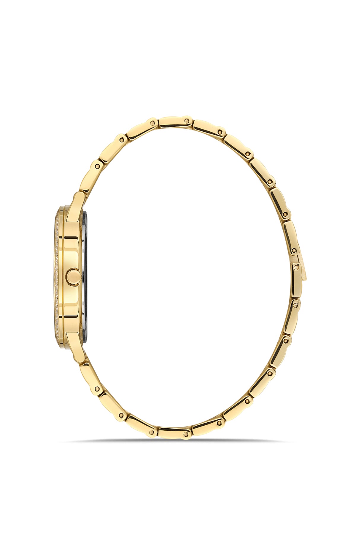 DICE KAYEK Sari Kadranlı Sari Paslanmaz masif çelik Kadın Kol Saati - DK.1.AG1372.GA4-07