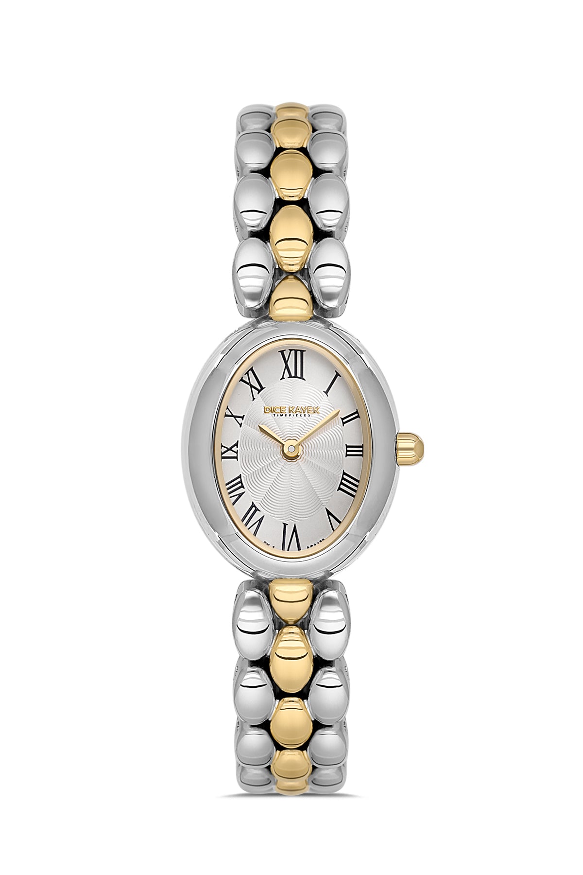 Dice Kayek Women's Silver Dial Gold & Silver Stainless Steel Watch - DK.1.AG1422.02