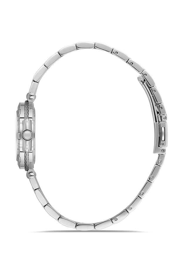 DICE KAYEK Women's Silver Watch With Green Dial - DK.1.AG1398.02