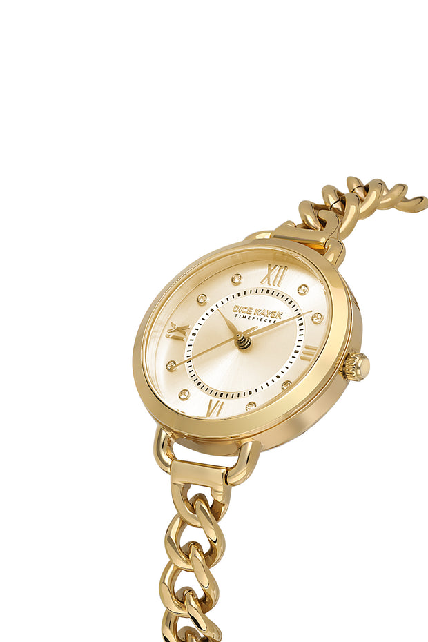 DICE KAYEK Women's Gold Watch With Gold Dial - DK.1.AG1409.06