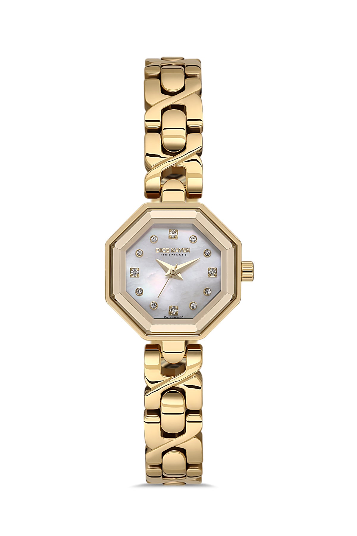 Dice Kayek Women's Silver Dial Gold Stainless Steel Watch - DK.1.AG1420.05