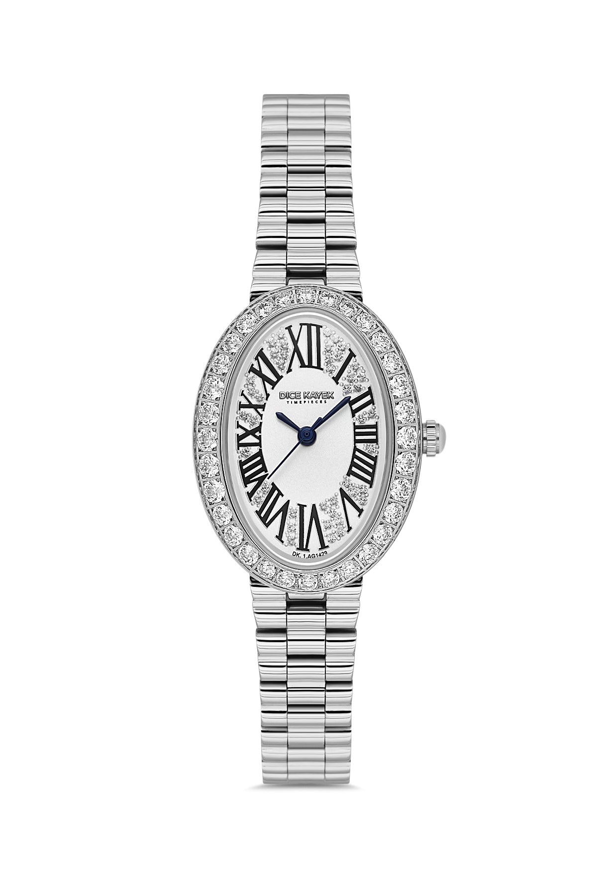 DICE KAYEK Women's Silver Stainless Steel Watch with Silver Dial - DK.1.AG1429.10