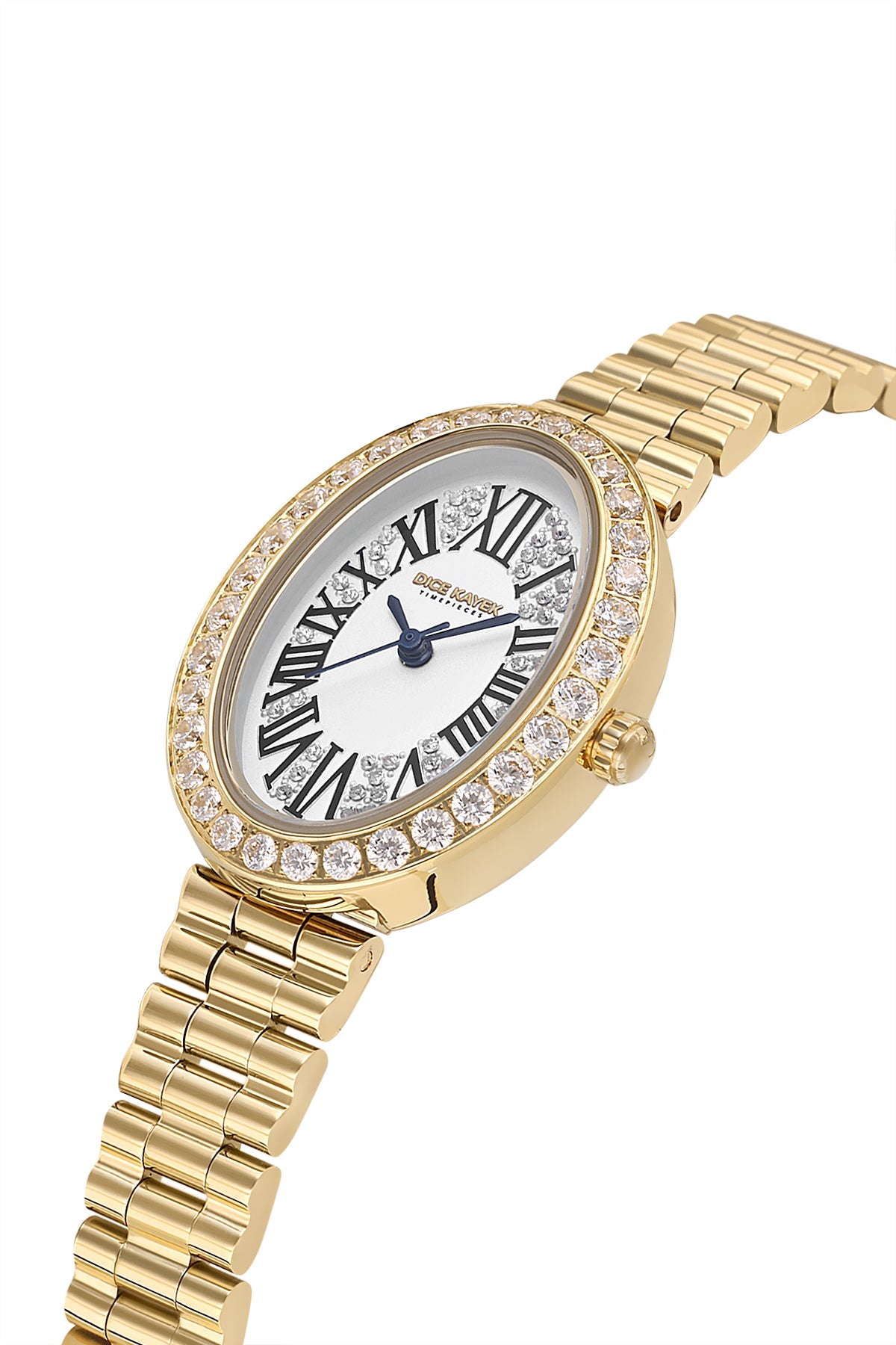 DICE KAYEK Women's Yellow Stainless Steel Watch with Silver Dial - DK.1.AG1429.20