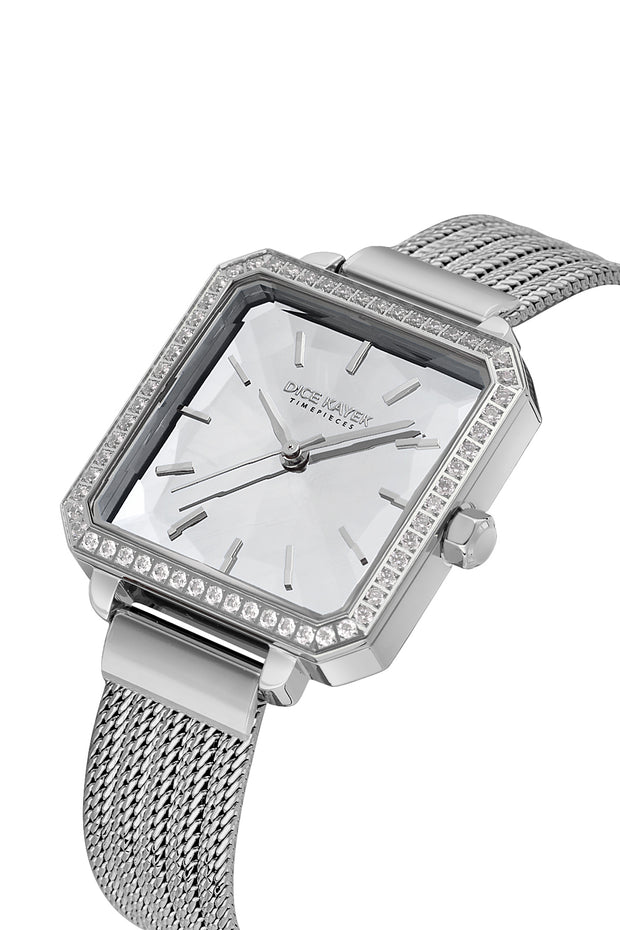 DICE KAYEK Women's Silver Watch With Silver Dial - DK.1.AG1432.10