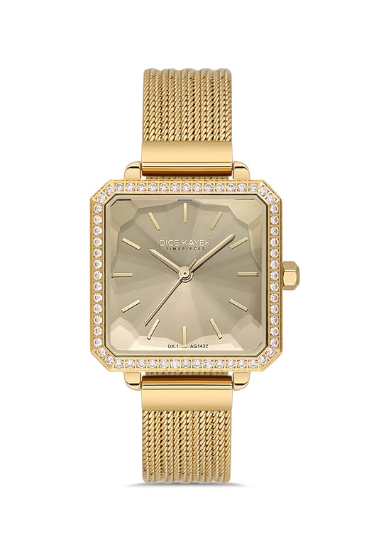 DICE KAYEK Women's Gold Watch With Gold Dial - DK.1.AG1432.25