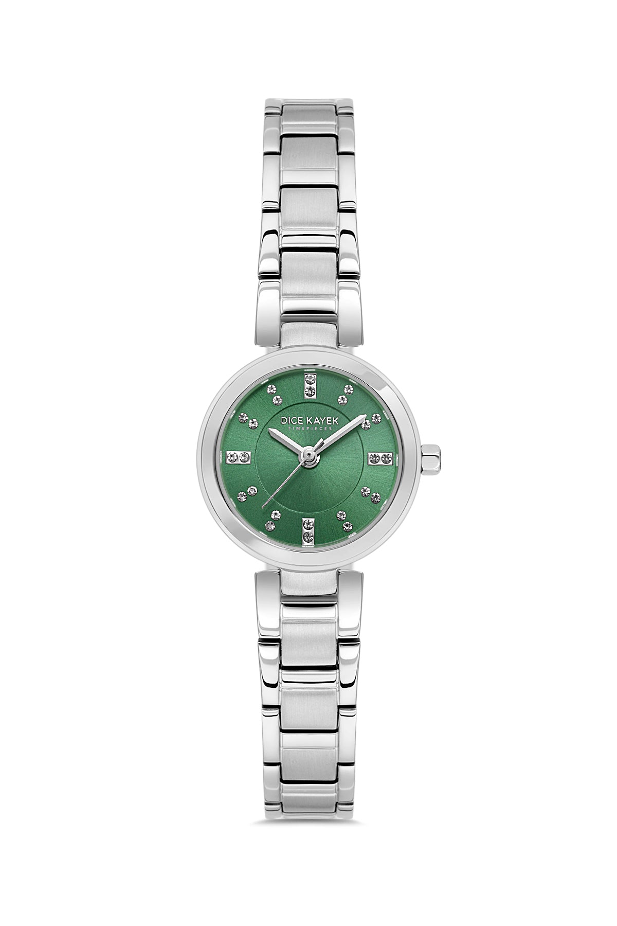DICE KAYEK Women's Silver Stainless Steel Watch with Green Dial - DK.1.AG1470.19