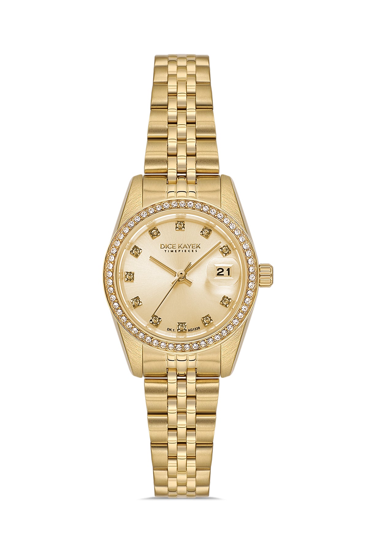 DICE KAYEK Women's Yellow Stainless Steel Watch with Yellow Dial - DK.1.AG1338.25