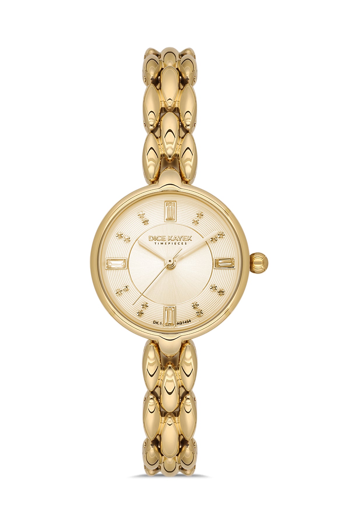DICE KAYEK Women's Yellow Stainless Steel Watch with Yellow Dial - DK.1.AG1454.25