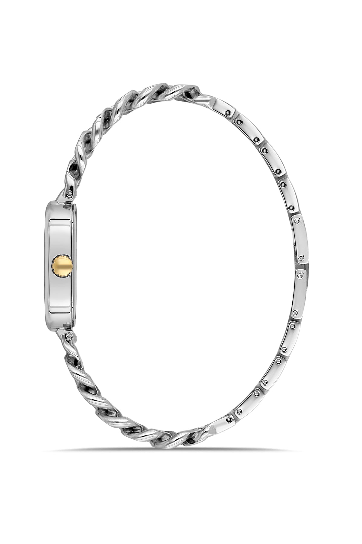 DICE KAYEK Women's Two-Tone Yellow Stainless Steel Watch with Green Dial - DK.1.AG1464.49