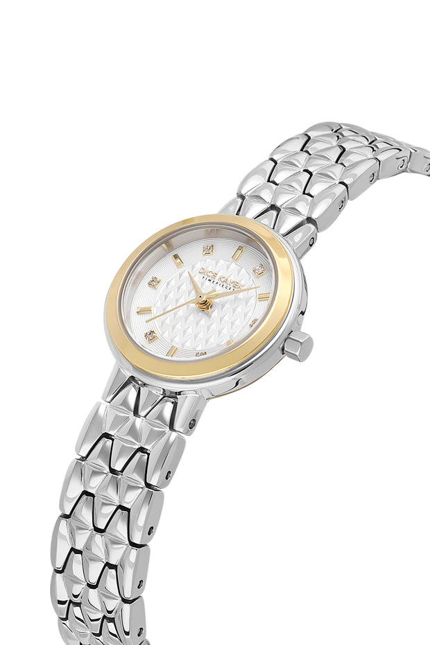 DICE KAYEK Women's Two-Tone Watch With Silver Dial - DK.1.AG1436.40
