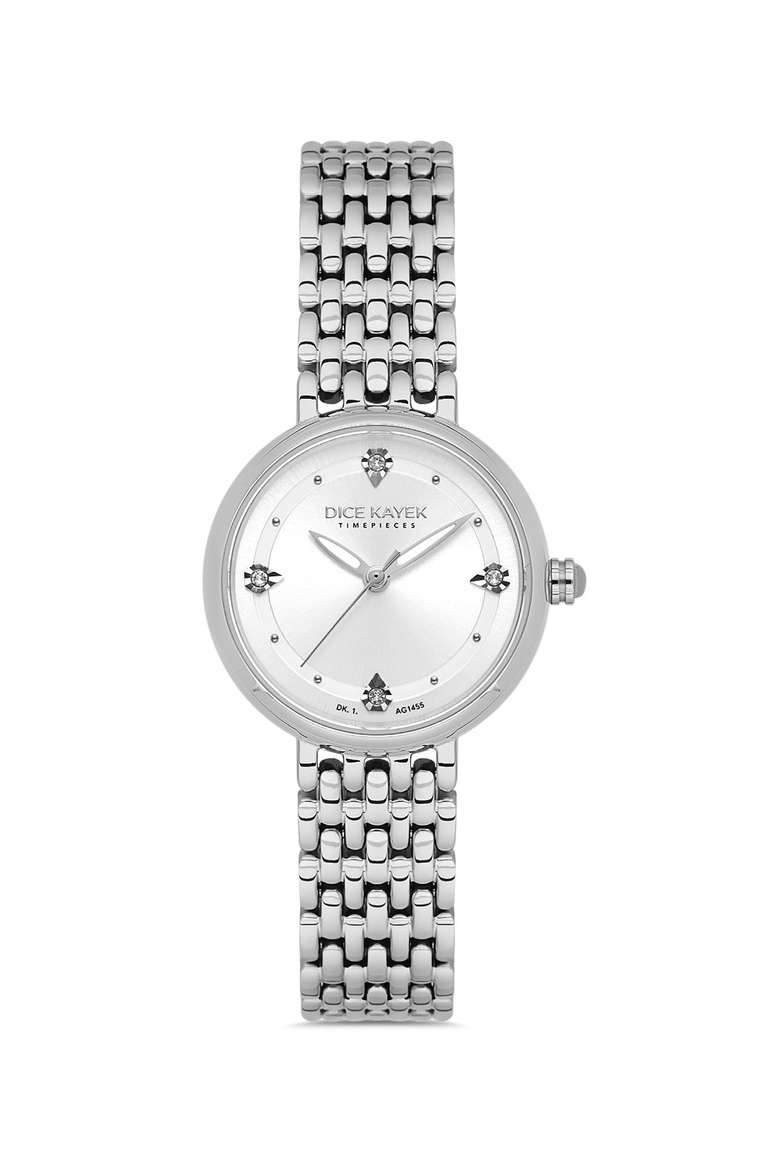 DICE KAYEK Women's Silver Watch With Silver Dial - DK.1.AG1455.10