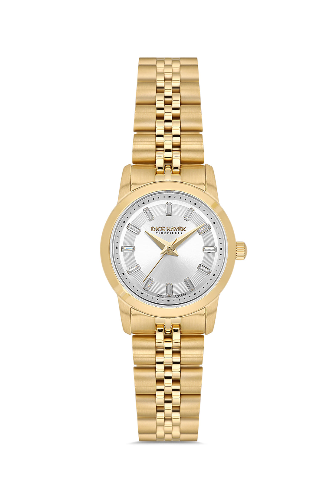 DICE KAYEK Women's Gold Watch With Silver Dial - DK.1.AG1459.20